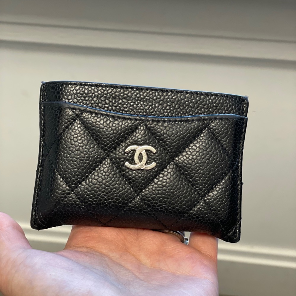 Authentic Chanel card holder